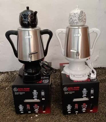 tok çayniki: Yeni Elektrik Samovar, 4 l, Rayonlara çatdırılma, Ünvandan götürmə, Ödənişli çatdırılma — 4