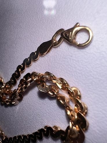 qizil problari: Boyunbağı, Sarı qızıl, 583 Əyar, 31 g — 6