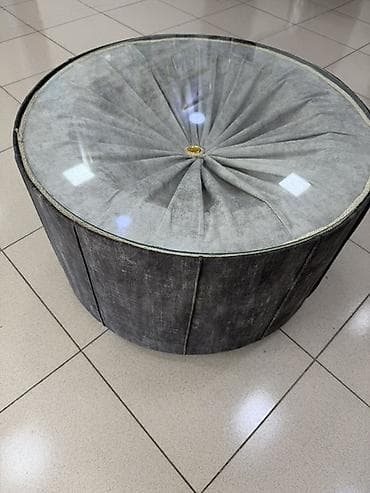 bar stolu: Yumru masa, Açılmayan, Təkərsiz, Şüşə, Zəmanətsiz — 1