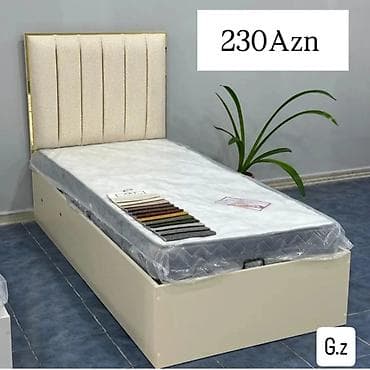 Təknəfərlik çarpayı, Matras ilə, Siyirməsiz