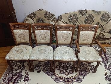 stul uzləri: Qonaq otağı üçün, İşlənmiş, Qatlanmayan, Stul — 2