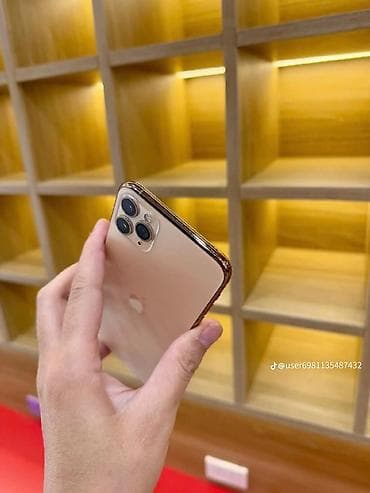su qzdrcı: IPhone 11 Pro Max, 64 GB, Qızılı, Face ID — 1