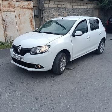 daewoo gentra arxa stop: Renault Sandero, ağ rəng, hetçbek gövdə. Texniki xüsusiyyət və — 3