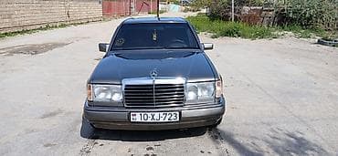 Mercedes-Benz W124 sedan - Kuzov: 4 qapılı sedan, tünd boz rəng -