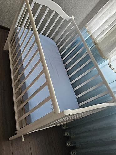 tula: Oğlan və qız üçün, İşlənmiş, Dördbucaq, Beşik, Dəstsiz, Matras ilə, Yellənmə mexanizmi ilə — 2