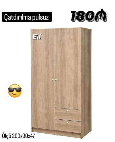 ev damı: Yeni, Düz dolab, Qarderob, paltar dolabı — 1