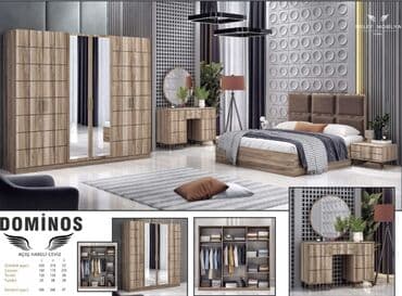 Dolablar: İkinəfərlik çarpayı, Dolab, Termo, 2 tumba, Yeni — 1