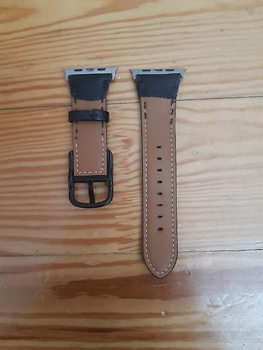 gümüş dəstlər: İşlənmiş, Kəmər, Apple, Dəri, rəng - Qara — 2