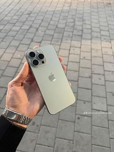 Mətbəx texnikası: IPhone 15 Pro, 256 GB, Natural Titanium, Face ID — 1