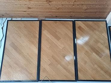 Taxta naxışlı dekorativ panellər - Material: taxta teksturalı laminat