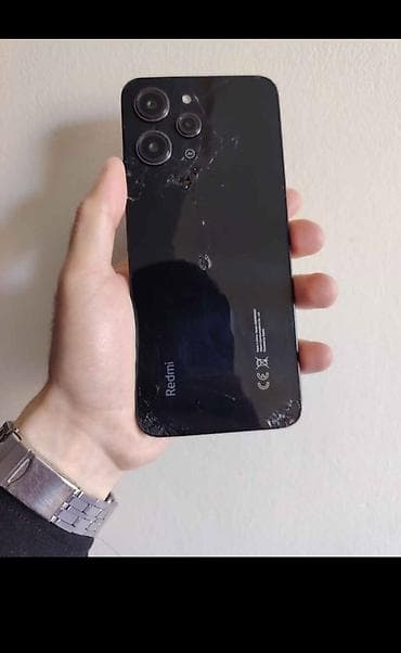 redmi note 12 pro: Redmi 12, 256 GB, rəng - Qara, Barmaq izi, İki sim kartlı, Face ID — 3