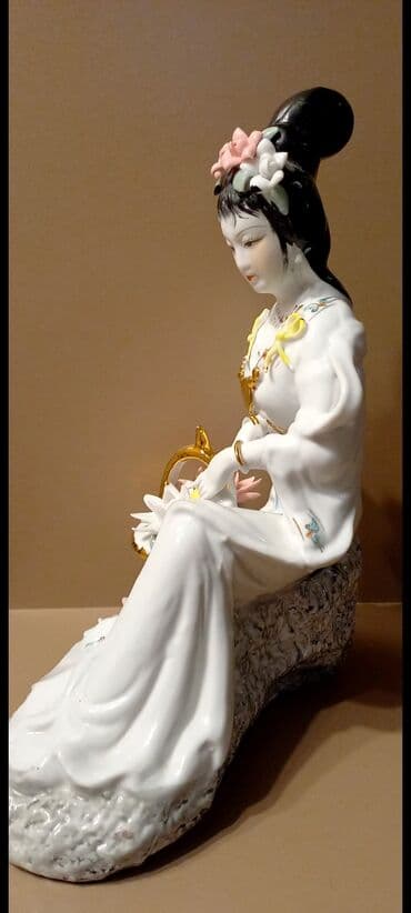 ваза напольная керамическая высокая: Heykəlcik, 1940 il, Keramik, Çin, Ödənişli çatdırılma — 3