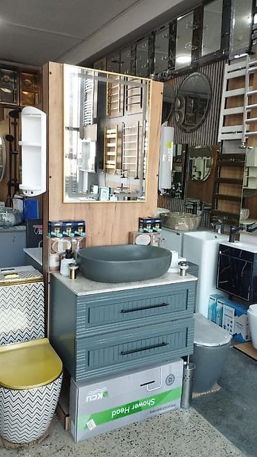 Hamam mebeli dəsti – lavabolu tualet masası və güzgü - Üst hissə