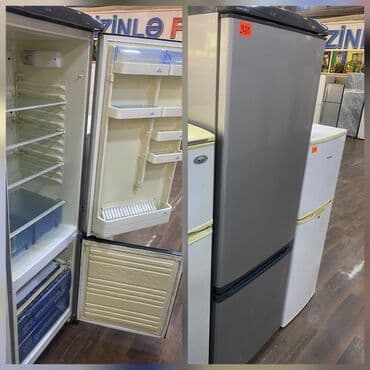 İşlənmiş 2 qapılı Soyuducu Satılır, rəng - Boz