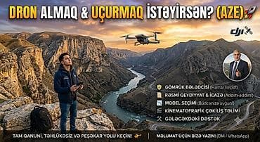 3 birinde printer: Xidmət: Azərbaycanda dron almaq və uçurtmaq üçün tam həll paketi — 1