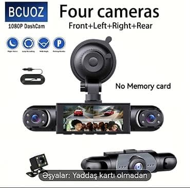 4 kameralı videoreqistrator 1 ön kamera + 2 sağ və sol kamera (360 lalafo.az -da 4 kameralı videoreqistrator 1 ön kamera + 2 sağ və sol kamera (360