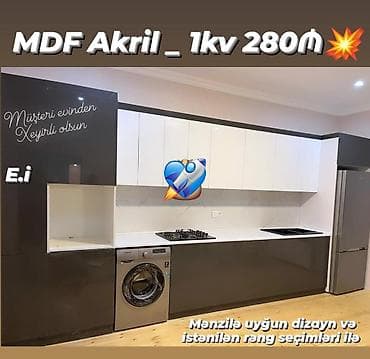 qara torpaq satılır: Mətbəx mebeli 1kv - 280m — 1