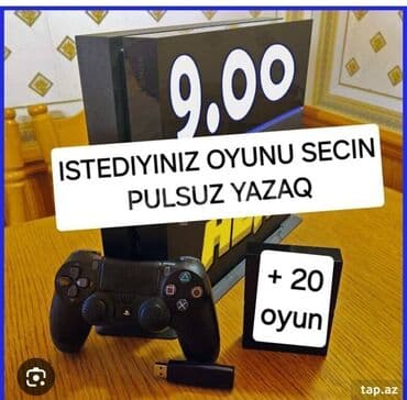 🔵 Playstation 4 fat 🔵 9.00 prosivkali model 🚀 Butun