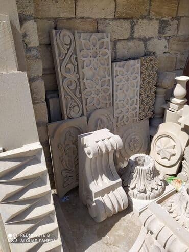 həyət üçün daşlar: Dekorativ daş güldanlar bağçalar, parklar, həyət sahələri və ya digər — 47