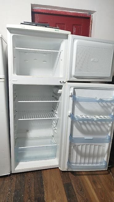 proyektor satisi: Yeni 2 qapılı Dnepr Soyuducu Satılır, rəng - Ağ, Təkərli — 2