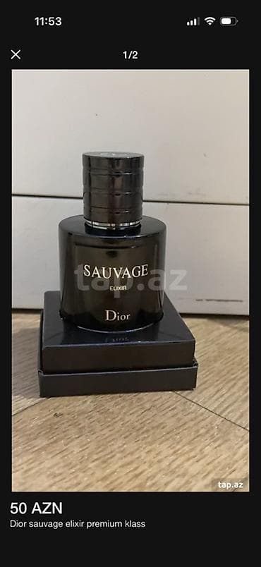 first class: 🔥 Premium Class Dior Sauvage Elixir Duxusu 🔥 Orijinalın qoxusuna 1:1 — 2