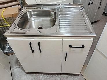 Mətbəx üçün hazır dolablı paslanmayan polad mətbəx lavabonun