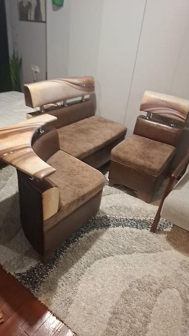 tefal sac tava: Mətbəx üçün yumşaq dəst -tərkibi 3 ədəd kreslo və 1 ədəd əl işləməsi — 1