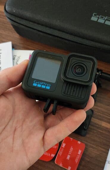 Videokameralar: GoPro Hero 13 Black. Kamera tam işlək vəziyyətdədir, bütün — 5