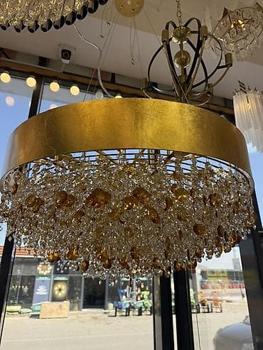 İşıqlandırma: Çılçıraq, 10 və daha çox lampa, Metal — 1