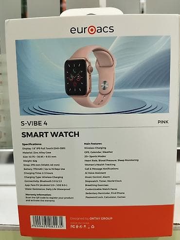 Smart saat, Euroack, Suya davamlı, rəng - Çəhrayı — 3