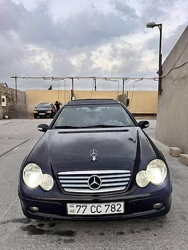 kia rio 2014: Mercedes-Benz C-Class Sport Coupe (W203) – qara rəngdə, 3 qapılı — 9