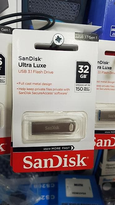 Kompüter, noutbuk və planşetlər: Flash kart Sandisk, 32 GB, USB 3.1, Yeni — 1