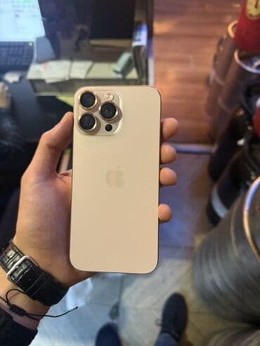 14 pro 2 ci el: IPhone 16 Pro Max, 256 GB, Qızılı, Face ID — 2