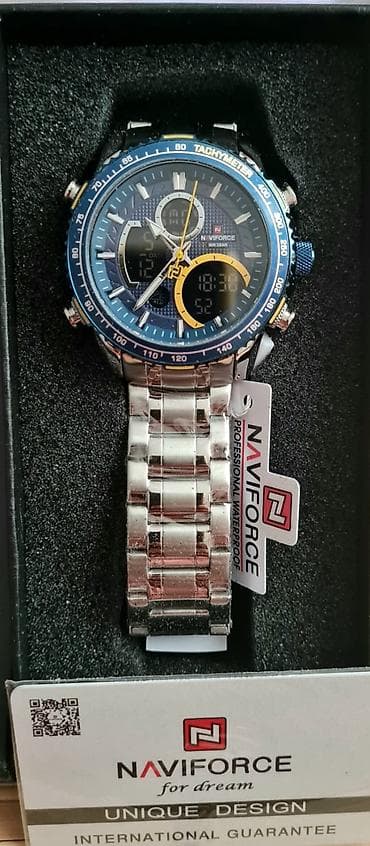 saat rado: Yeni, Qol saatı, NaviForce, rəng - Gümüşü — 9