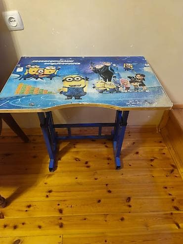 brend paket: Oğlan və qız üçün, Siyirməsiz, Yazı masası, Stulsuz — 1