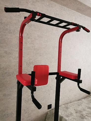 turnik: Ev üçün çoxfunksiyalı turnik–parallel qollar–dips stansiyası - — 5