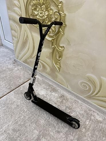 скутер купить: Uşaq üçün skuter - Rəng: tam qara - Gücləndirilmiş metal gövdə və — 2