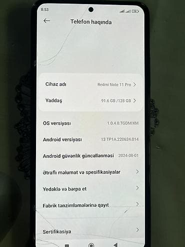 Xiaomi 11T Pro, 128 GB, rəng - Qara,
İki sim kartlı lalafo.az -da Xiaomi 11T Pro, 128 GB, rəng - Qara,
İki sim kartlı