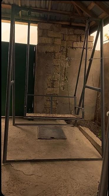 bag ucun stollar: Oturacaq-yelləncək, Zontiksiz, Metal — 2