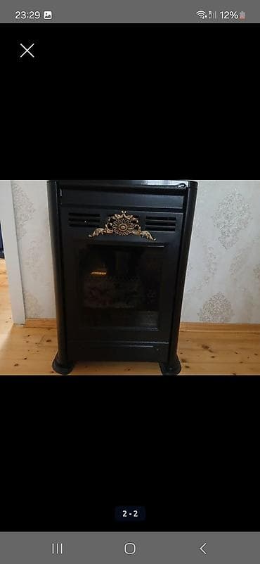 sistem sekilleri: Qaz sobası / istilik peçi - Tip: Portativ qazla işləyən otaq — 1