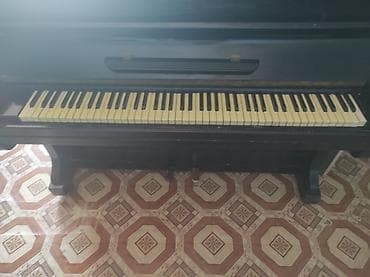 instrumenti: Pianino – klassik dizayn, qara rəngli korpus və dekorativ oyma ön — 3