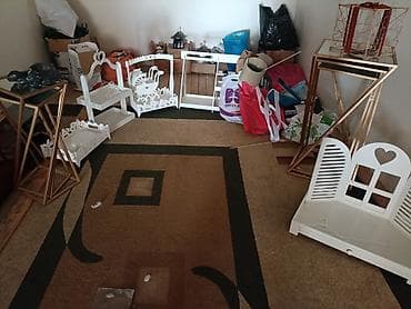 tork: Dekorativ tədbir aksesuarları dəsti - Qızılı rəngli metal stendlər — 6