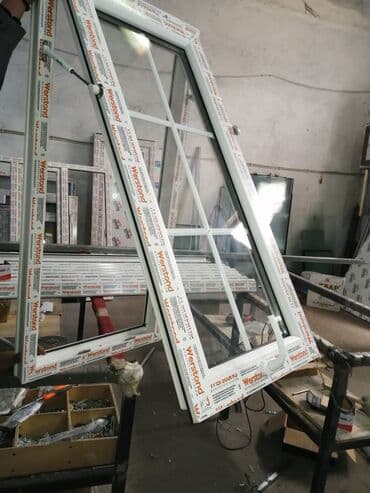 sebeke pencere: Plastik Şəbəkəli Pəncərə 60x100. 100 man — 3