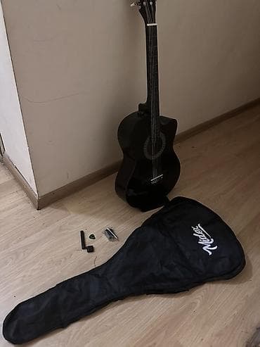 bas gitara: Midex klassik gitara seti – qara rəng - Korpus: kəsik gövdəli — 4