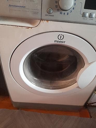 Стиральная машина Indesit, 7 кг, Б/у, Автомат, Без сушки — 2