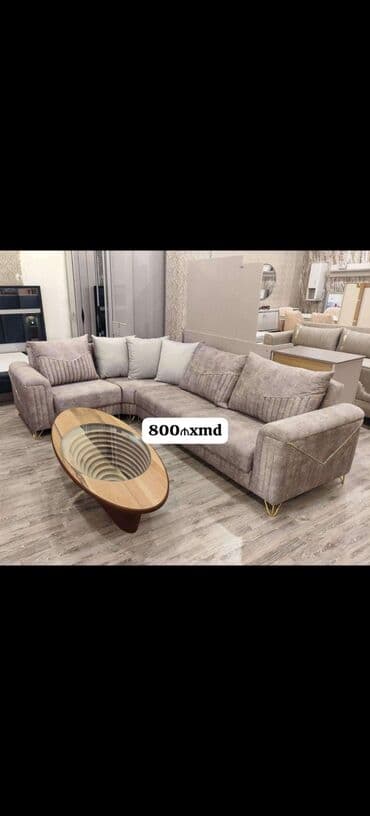 угловые диваны в баку: Угловой диван, Раскладной, Ткань — 41