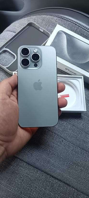 ipad pro: IPhone 15 Pro, Blue Titanium — 1