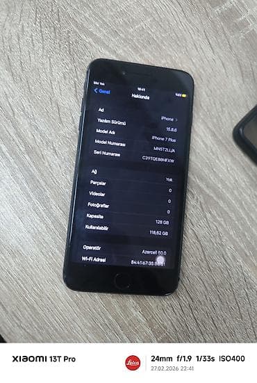 IPhone 7 Plus, 128 GB, Qara, Zəmanət lalafo.az -da IPhone 7 Plus, 128 GB, Qara, Zəmanət