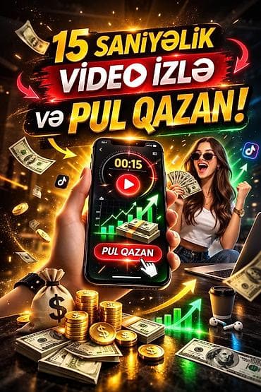 Ремонт техники: Xidmət: 15 saniyəlik videolara bax və pul qazan Təsvir: - Mobil — 4