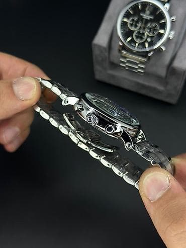 chopard qolbaq: Klassik xronoqraf dizaynlı kişi qol saatı - Brend üslubu: Patek — 8
